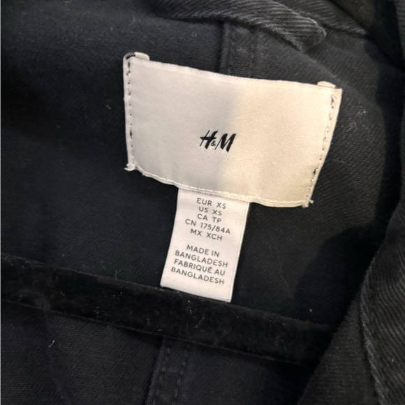 H&M black Jean jacket - Picture 6 of 7